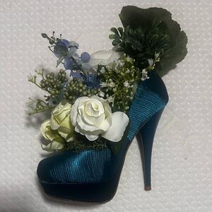 DIY Blue Decorative Heel
